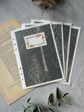 Handmade A5 Planner Dividers Set of 4 – Forest theme