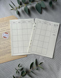 Monthly Planner – A5 Undated Month-to-View Inserts