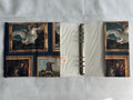 Handmade Limited Edition Fabric-Covered Journal with Integrated Pencil Case - Dutch masters Rijksmuseum themed cover